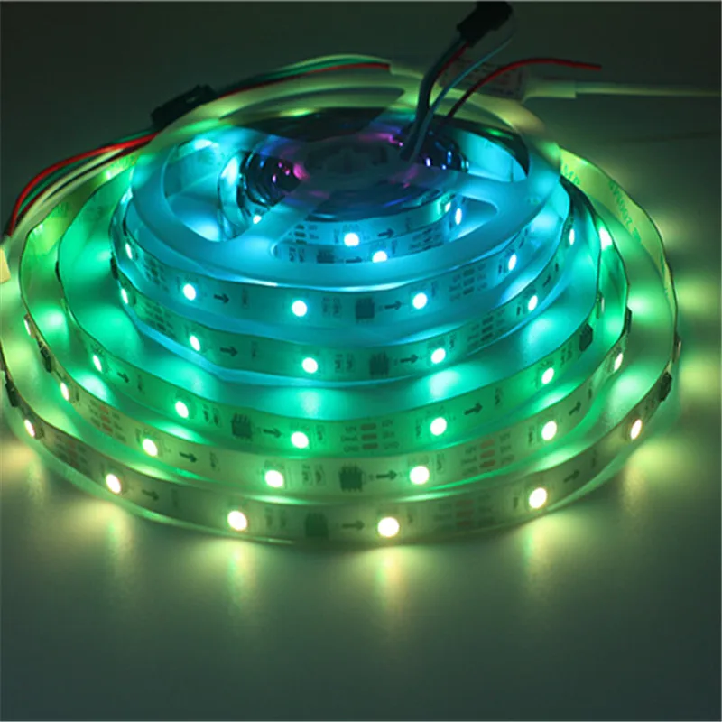 Светодиодная лента 5050 RGB индивидуально Адресуемая WS2811 IC Pixel полноцветный