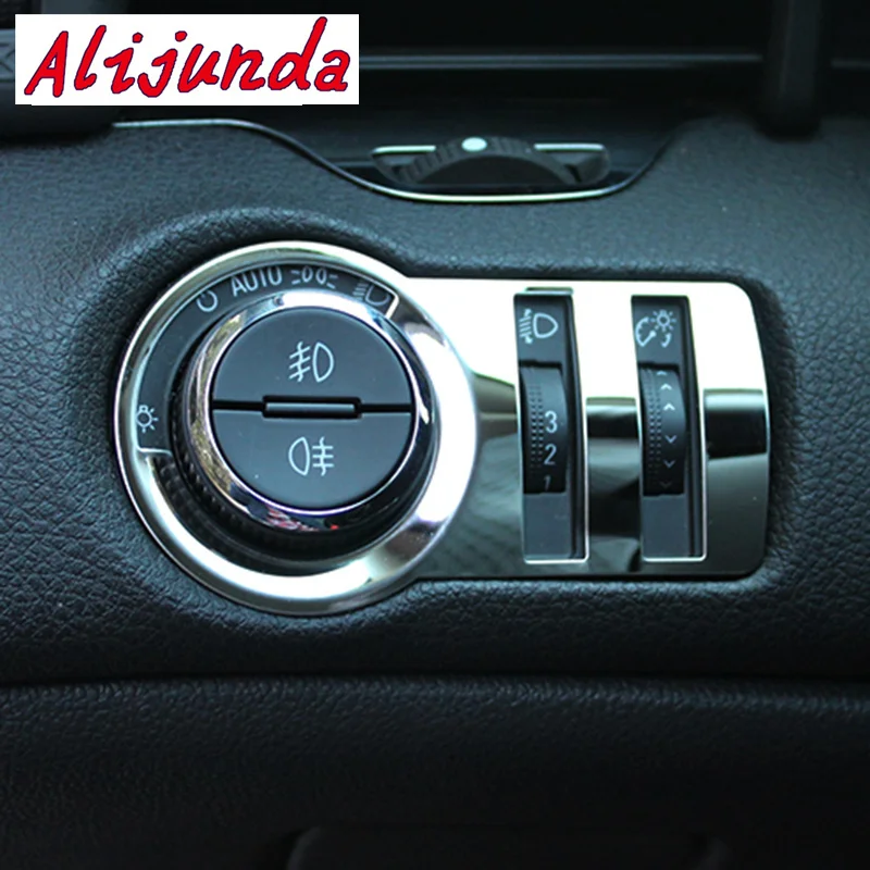Крышка переключателя фар из нержавеющей стали для OPEL VAUXHALL MOKKA/Chevrolet Malibu Cruze Trax /ENCORE
