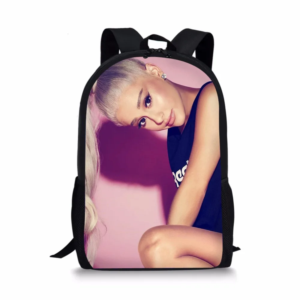 Новая звезда Ariana Grande школьные сумки Рюкзаки Школьный ранец для мальчиков и