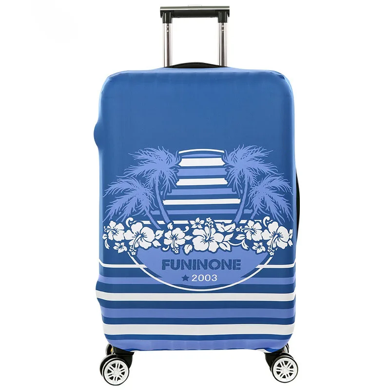 TRIPNUO Дорожный чемодан защитные чехлы эластичные Мультяшные рыбки багажные Чехлы для 18-32 дюймов толстый чехол для чемодана - Цвет: T5180