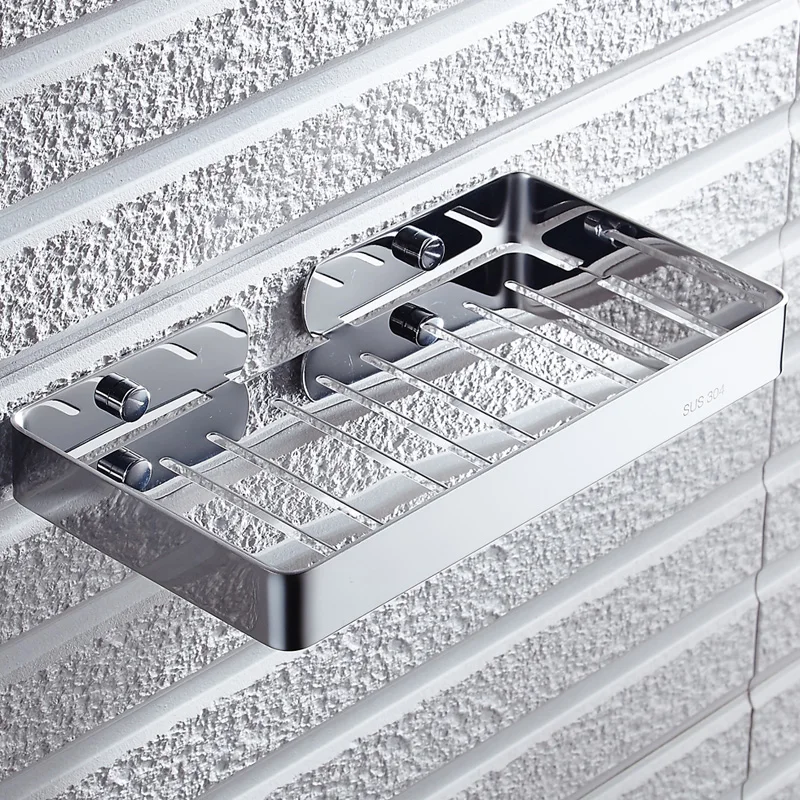 IWJOO Bathroom Square Lengthened Soap Rock Wall Mount Toilet Stainless Steel Soap Dish Bath Products Storage Rack IWJOO Bathroom Square Lengthened Soap Rock Wall Mount Toilet Stainless Steel Soap Dish Bath Products Storage Rack