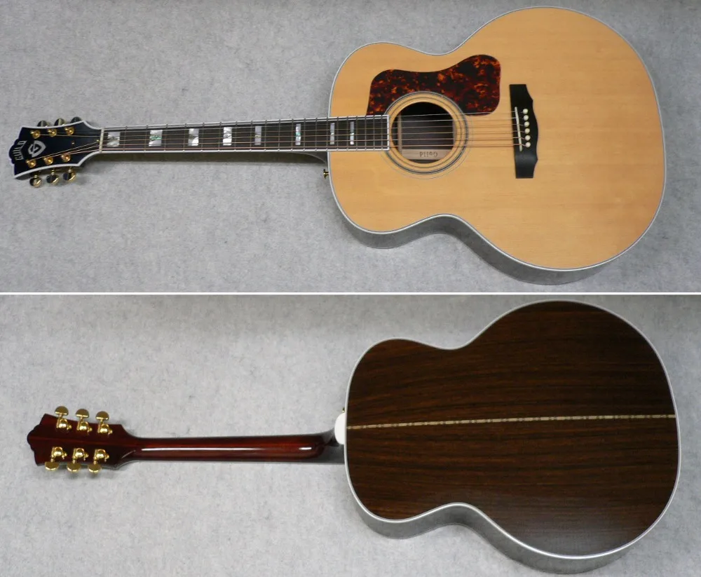 

gull solid wood 43 inch acoustic guitar