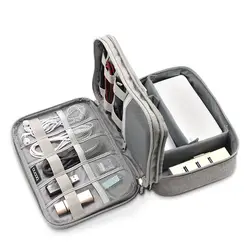 Цифровой сумка для хранения электронных аксессуаров сумка для жесткого диска организаторы для наушников кабели USB флэш-накопители футляр