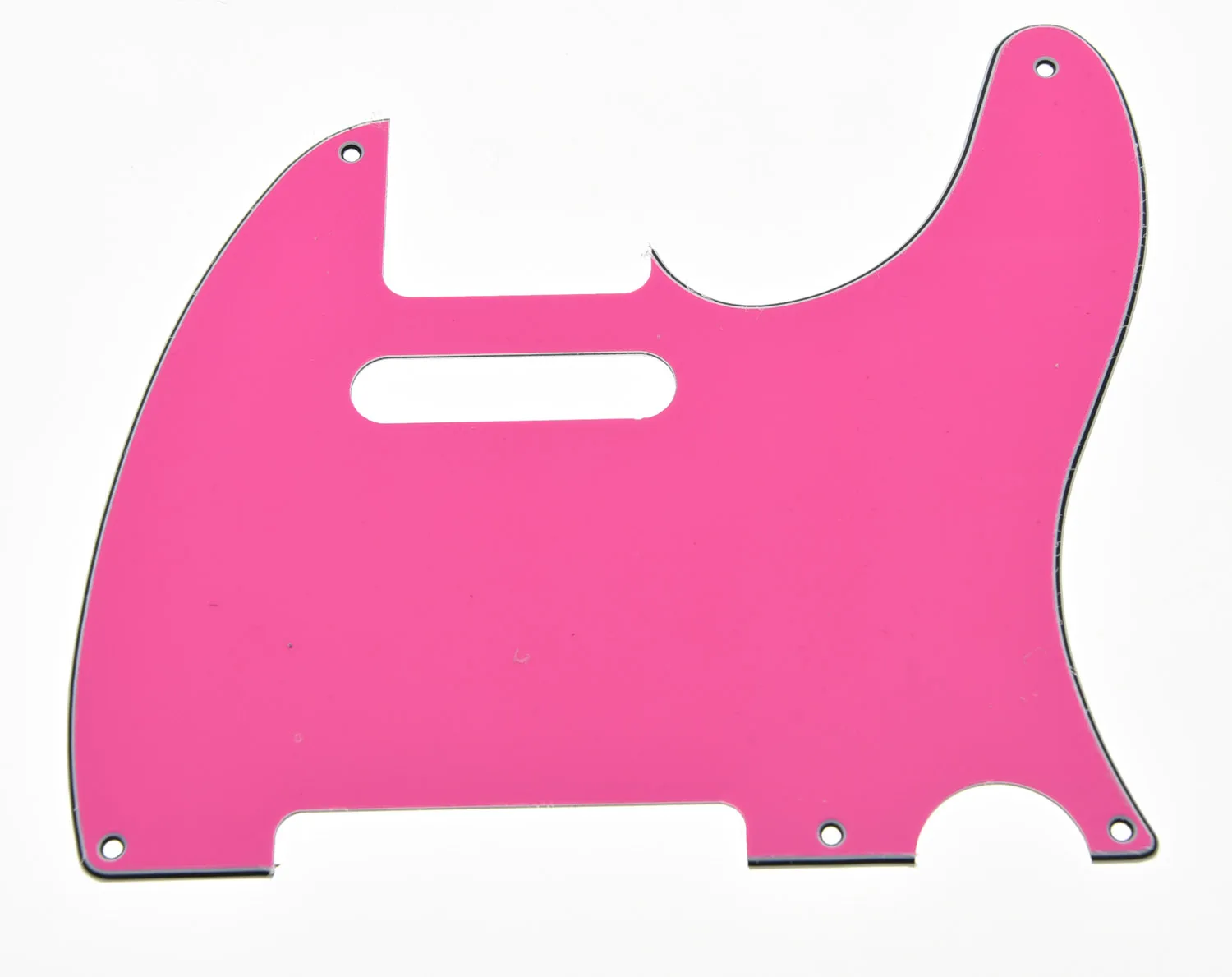 Винтажная гитара с 5 отверстиями стиля TL Pickguard красно-розовая подходит для TeLe Guitar |