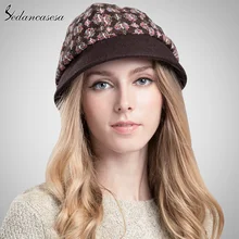 Brand Skullies Beanies High Quality Spring Winter Plaid Pattern Casual Cap Women Ladies Warm Wholesale Hat
