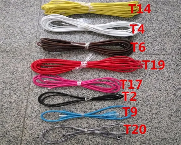 Free shipping (10mLot) twisted electrical wire Vintage Fabric Copper Conductor Eletrical Wire(20.75mm) Edison Bulb Lamps cable (32)
