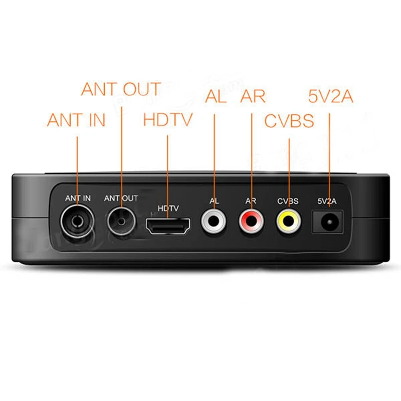U2C T2 Dvb-T Mini Hd Dvb-T2 Stb H.264 Hd Tv Box 120Mm Digital Terrestrial Receiver Set Top Box Eu Plug
