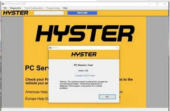 

Hyster PC Service Tool v4.88 [2016] (With Level 0-4 license unlimited installation)