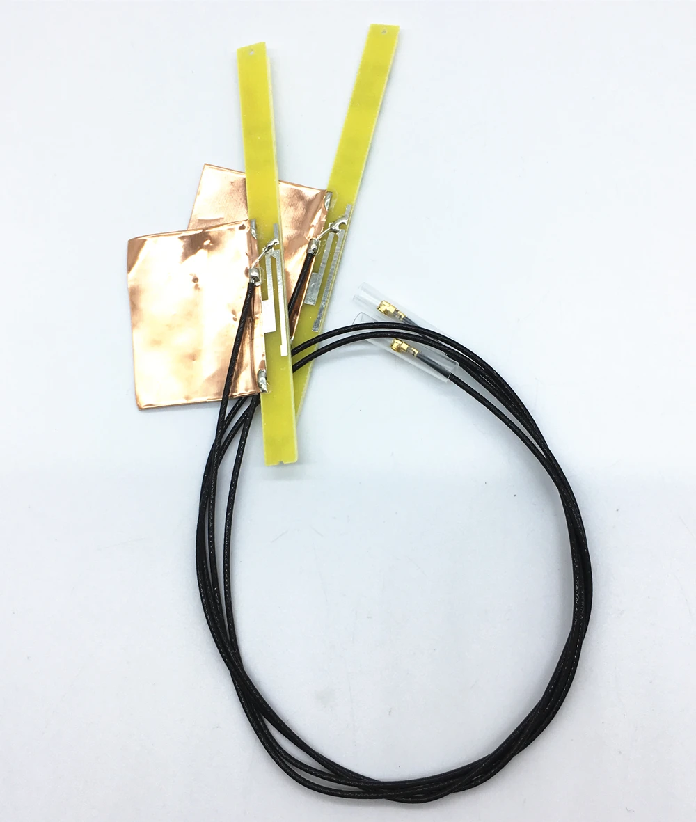 

A Pairs of Laptop Notebook Wifi Bluetooth 2.4/5Ghz WLAN Broadband Internal Antenna 45cm/17.8" for Intel UF.L antenna connector