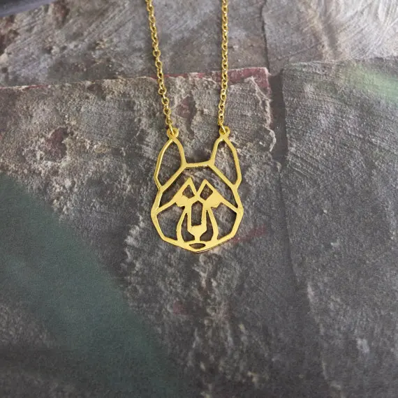 Wholesale Cute Siberian Husky Head Necklace Female and Male Gift Jewelry Pendant--12pcs/Lot | Украшения и аксессуары