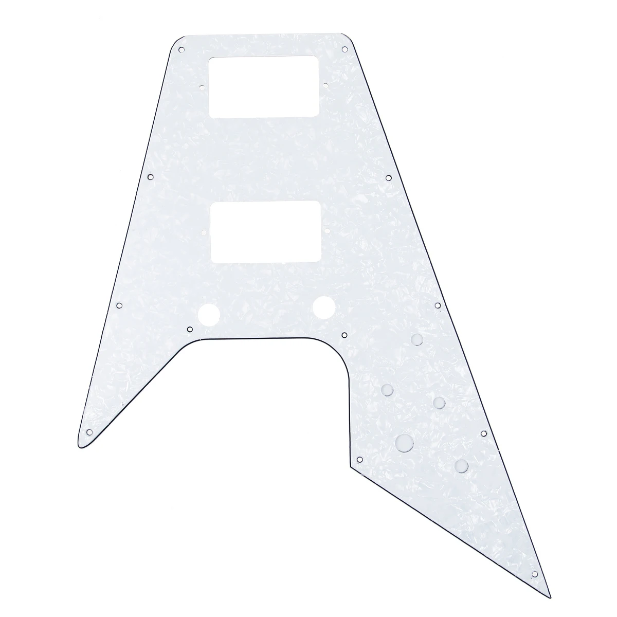 

Replacement Pickguard For '67 Reissue Series Gibson Flying V - White Pearl