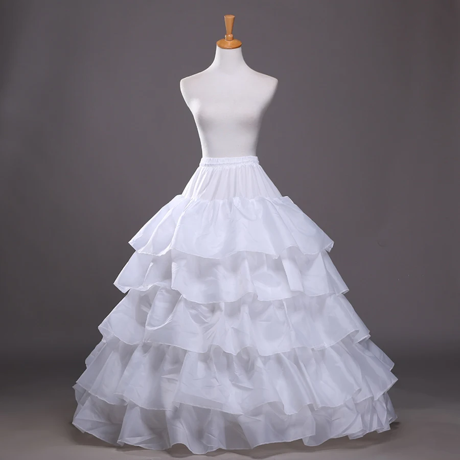5 слоев тюлевого нижнего белья бальная юбка под платье кринолин нижняя юбка большие оборки свадебные аксессуары
