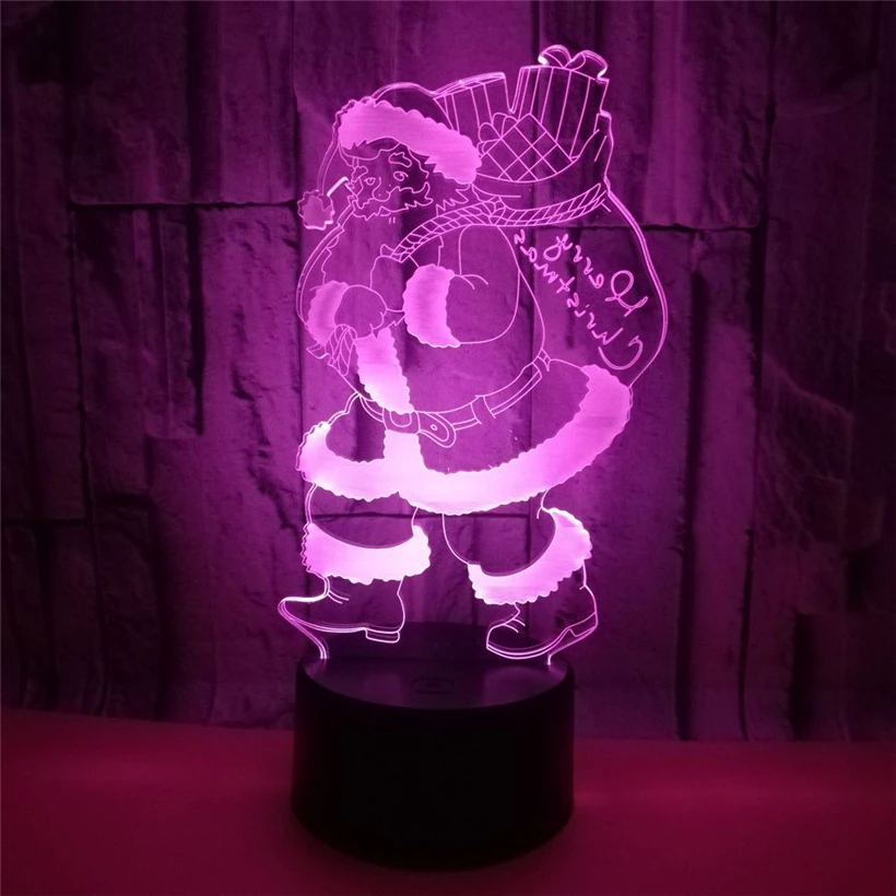 Santa Claus 3D night light (5)