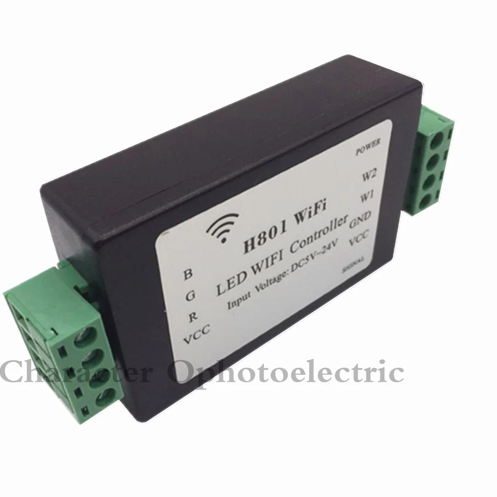 5 шт. H801 WiFi RGBW LED WIFI контроллер DC5 24V вход 4CH * 4A выход|led wifi controller|wifi controllerrgbw led controller |