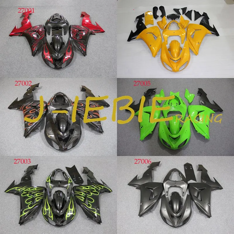 

ABS Injection Fairing Body Work Frame Kit for Kawasaki NINJA ZX10R ZX10 ZX 10 R 2006 2007