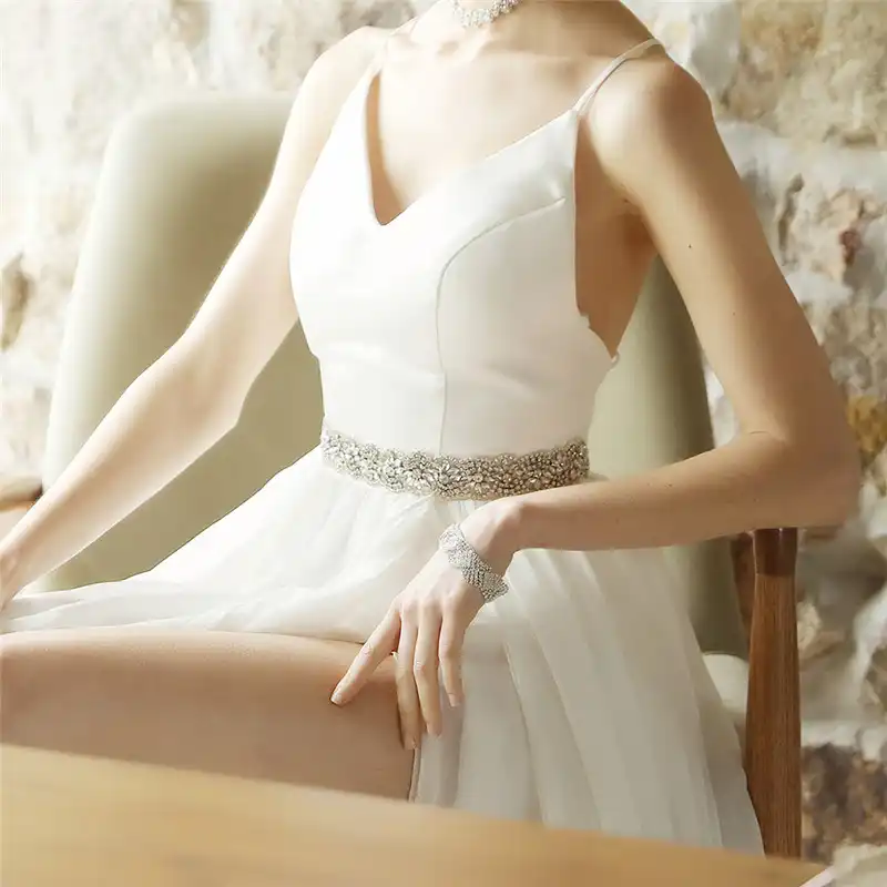 cinto de strass para vestido de festa