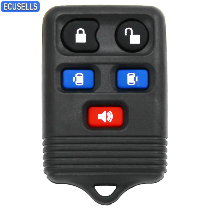 5 Button Remote Key Shell Case Fob Keyless Entry Smart Key Housing