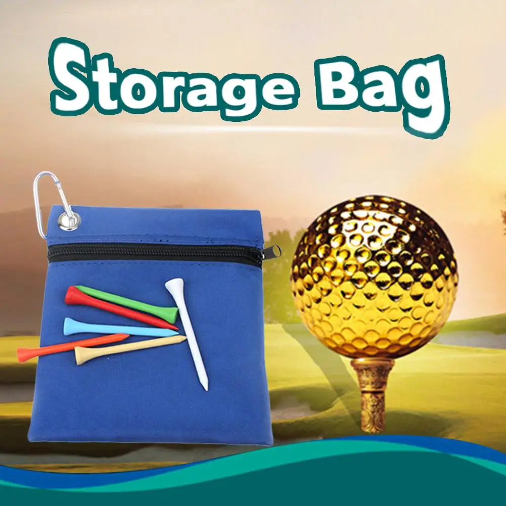 2018 جديد 16*14 سنتيمتر النايلون سستة الغولف تي شيرت حقيبة الجولف وملحقاتها الغولف اكسسوارات