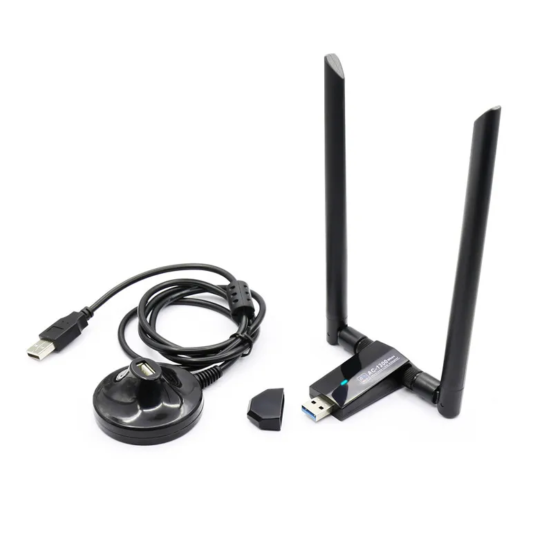 2.4 / 5Ghz Dual Band Wifi Receiver / Sender with Rotating Antenna