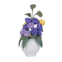 1/12 кукольный домик Миниатюрный глиняный завод цветок магнолии в керамическом горшке