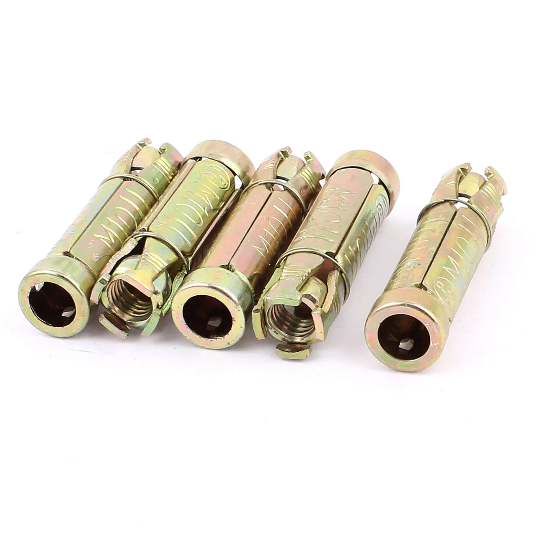 

UXCELL 5Pcs M10 Threaded Galvanized Carbon Steel Expansion Bolt Lead Sleeve Anchors A Taper-headed Cone Washer Lead Sleeve