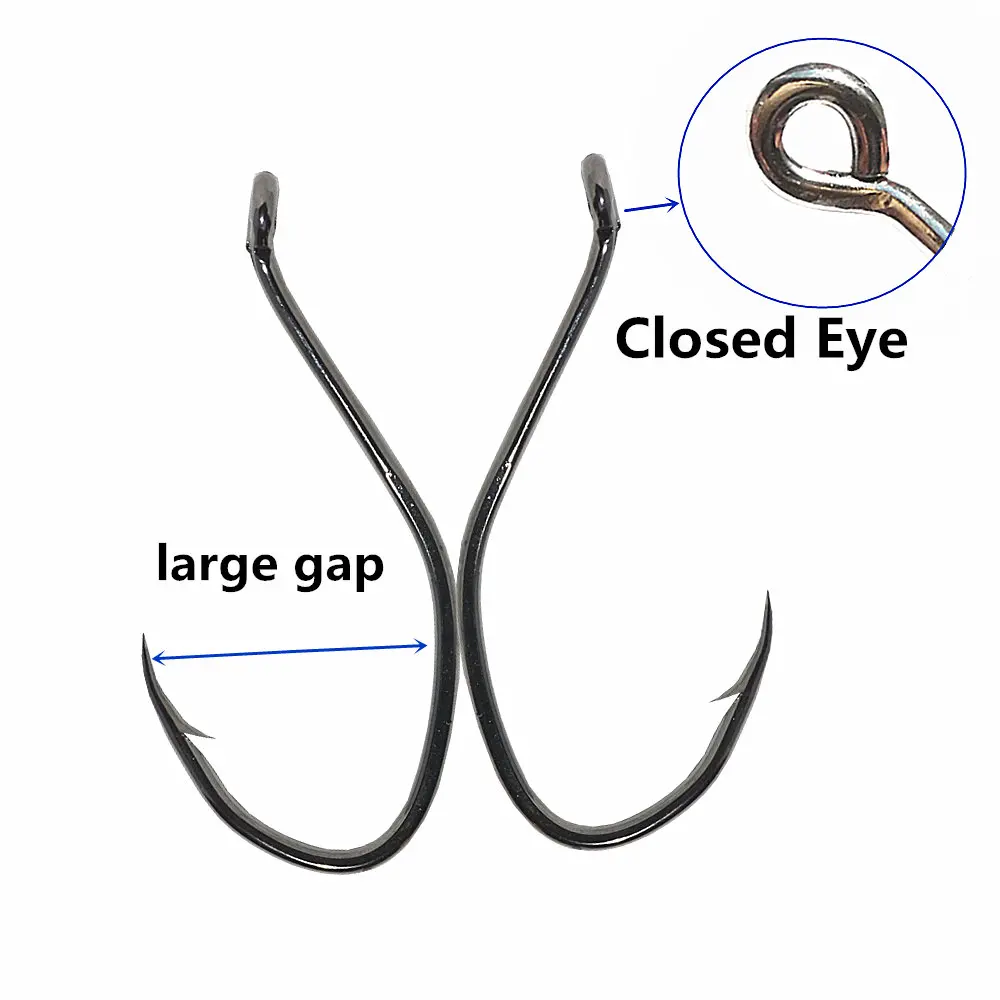 50 шт. 8/0 сом большие рыболовные Крючки большая речная приманка Высокоуглеродистая сталь офсетный колючий химически заточенный пресноводный рыболовный крючок