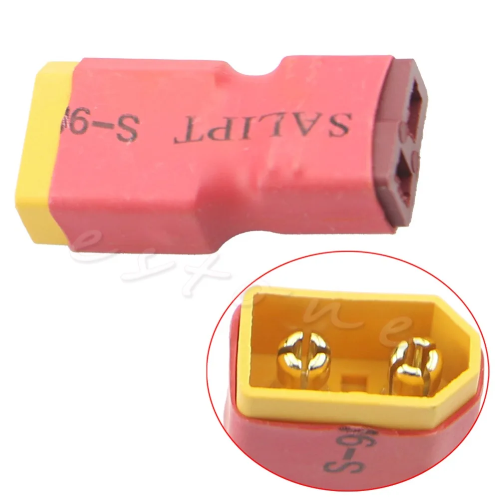  New 1Pc Wireless Plug XT60 Female T Head Connector Adapter Helicopter Lipo Battery 