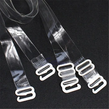

20pairs/lot Adjustable Invisible Transparent Clear Bra Strap