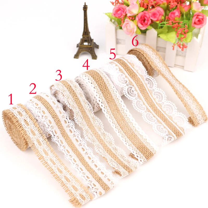 RUSPEPA Tissu De Toile De Jute De 7 Cm De Largeur - Rouleau De Ruban