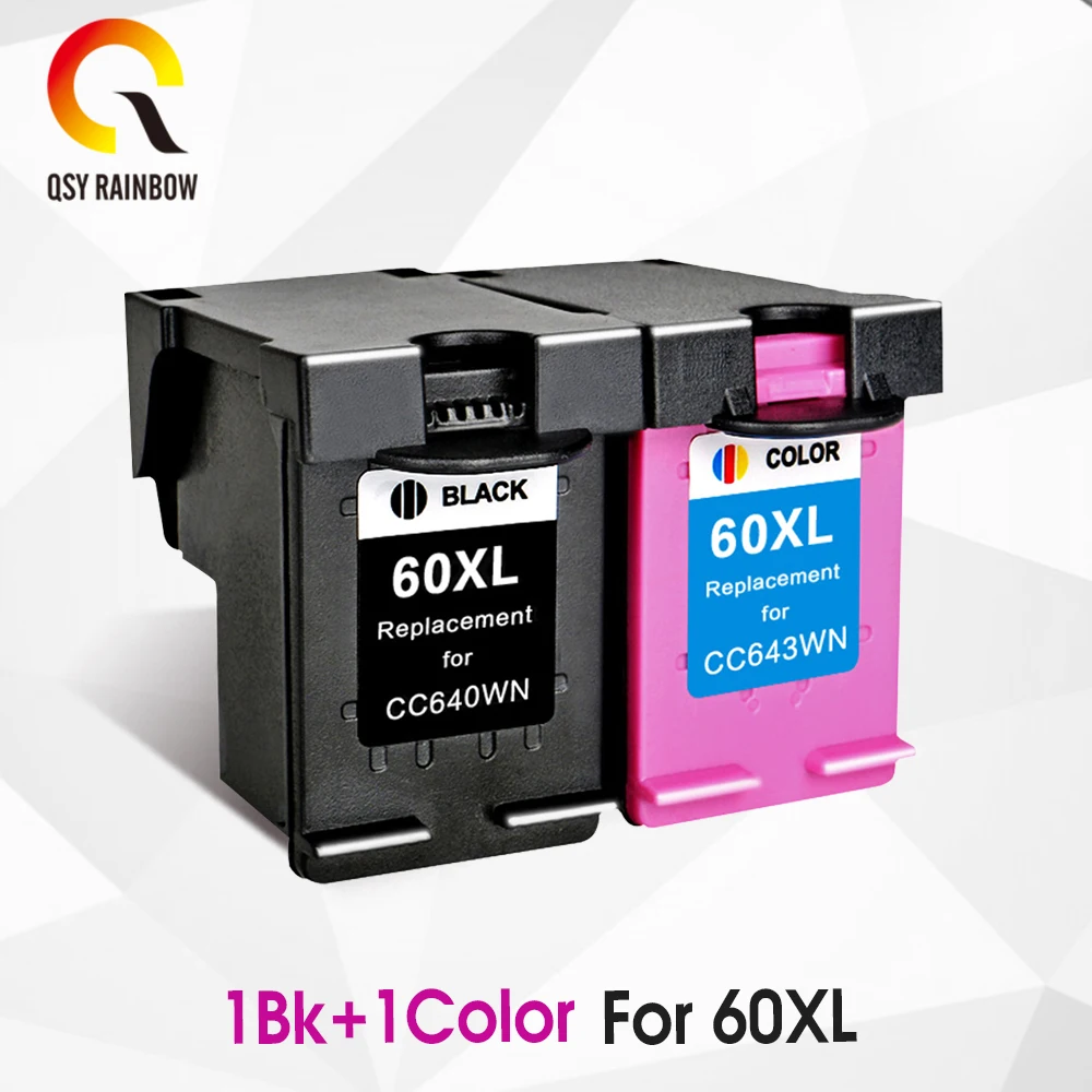 CMYK поставщик Восстановленный картридж для HP 60xl Deskjet F2480 F2420 F4480 F4580 F4583 D2660 D2530 F4280 C4683