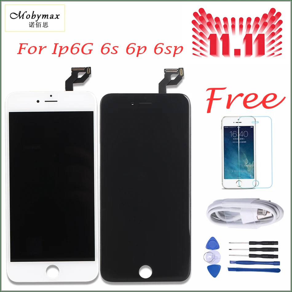 

AAA Quality LCD Screen For iPhone 6 Display Assembly Replacement with Original Digitizer Phone Parts for iphone 5 6s 6p 6sp lcd