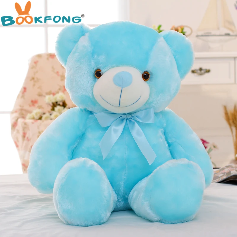 glow up light plush teddy toy