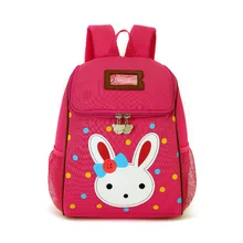 2017 Conejo Encantador de Dibujos Animados Mochilas Mochilas escolares para Niños de Los Bebés Niños Pequeños Preescolar Bolsa de Kindergarten Mochila Infantil