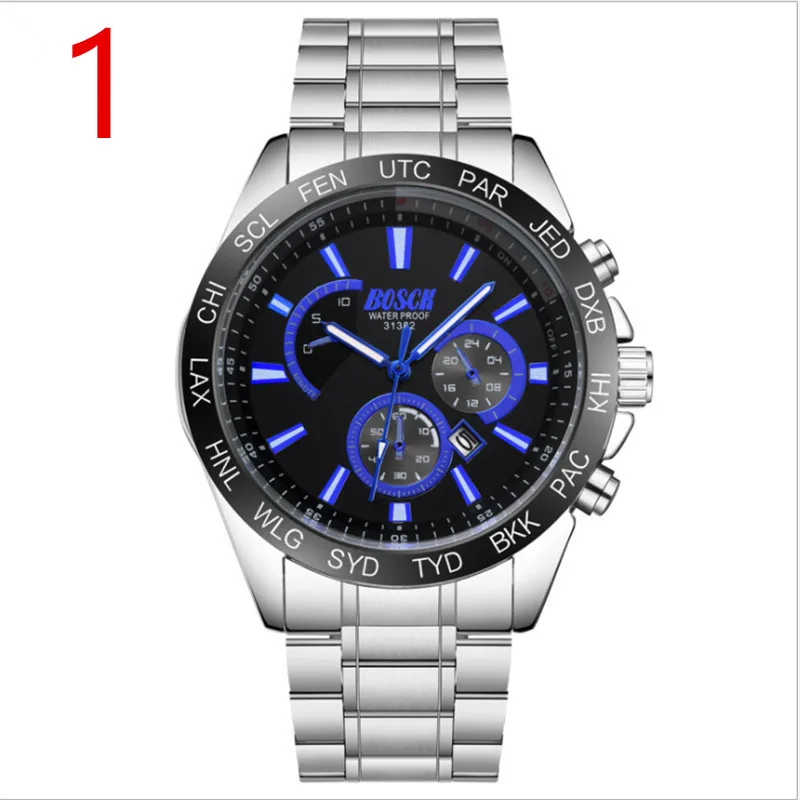 

men Fashion Watch Leather Band Concise Casual Luxury Business Wristwatch53
