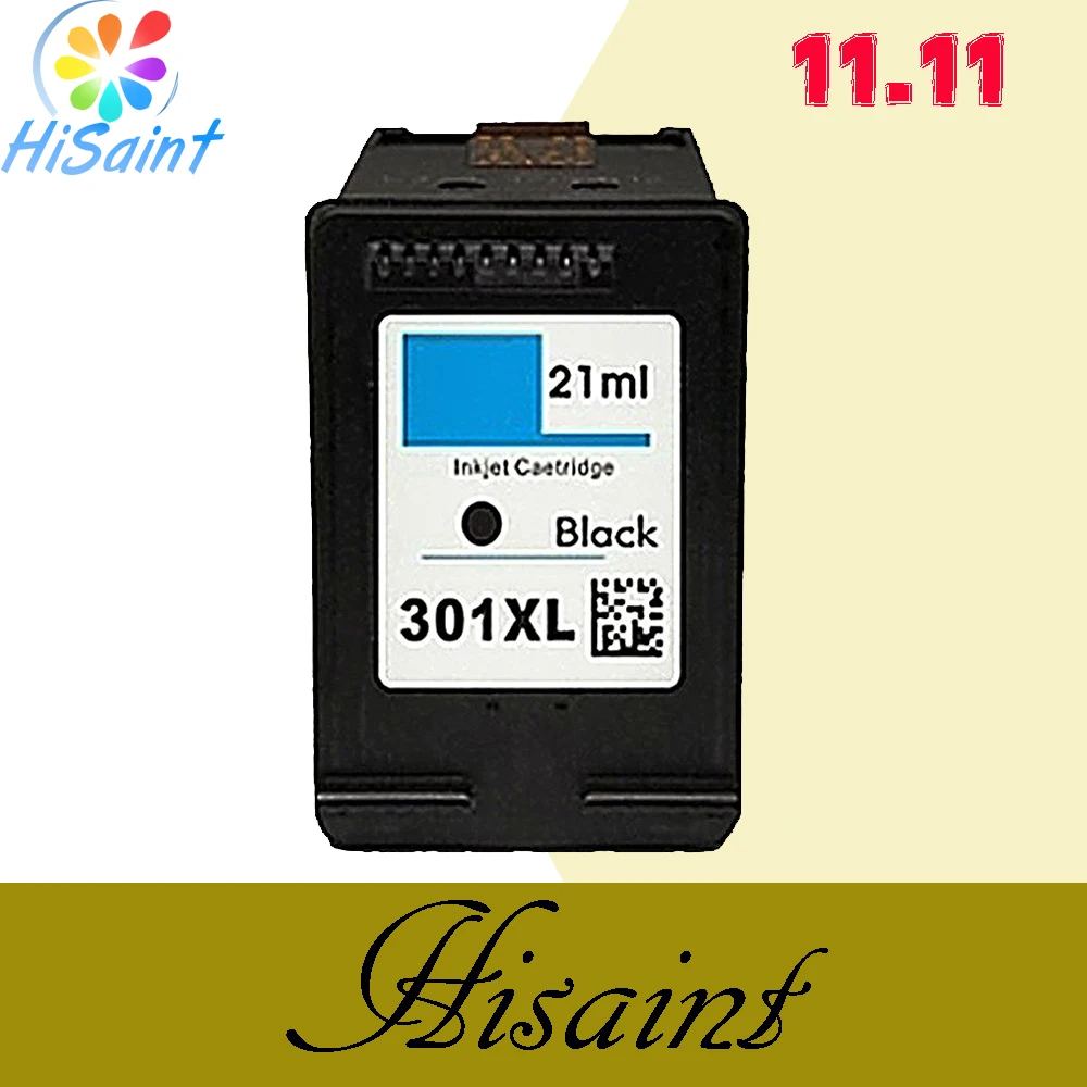 

Listing 1pcs 301 301XL BLACK remanufactured ink cartridge CH563EE CH564EE for HP Deskjet 1000 1050 2000 2050 2510 3000 30503052