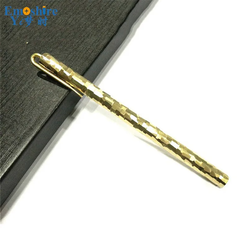 Emoshire Handmade stone bronze pen signature pen personality brass pen metal neutral pen custom couple student gift gift (8)