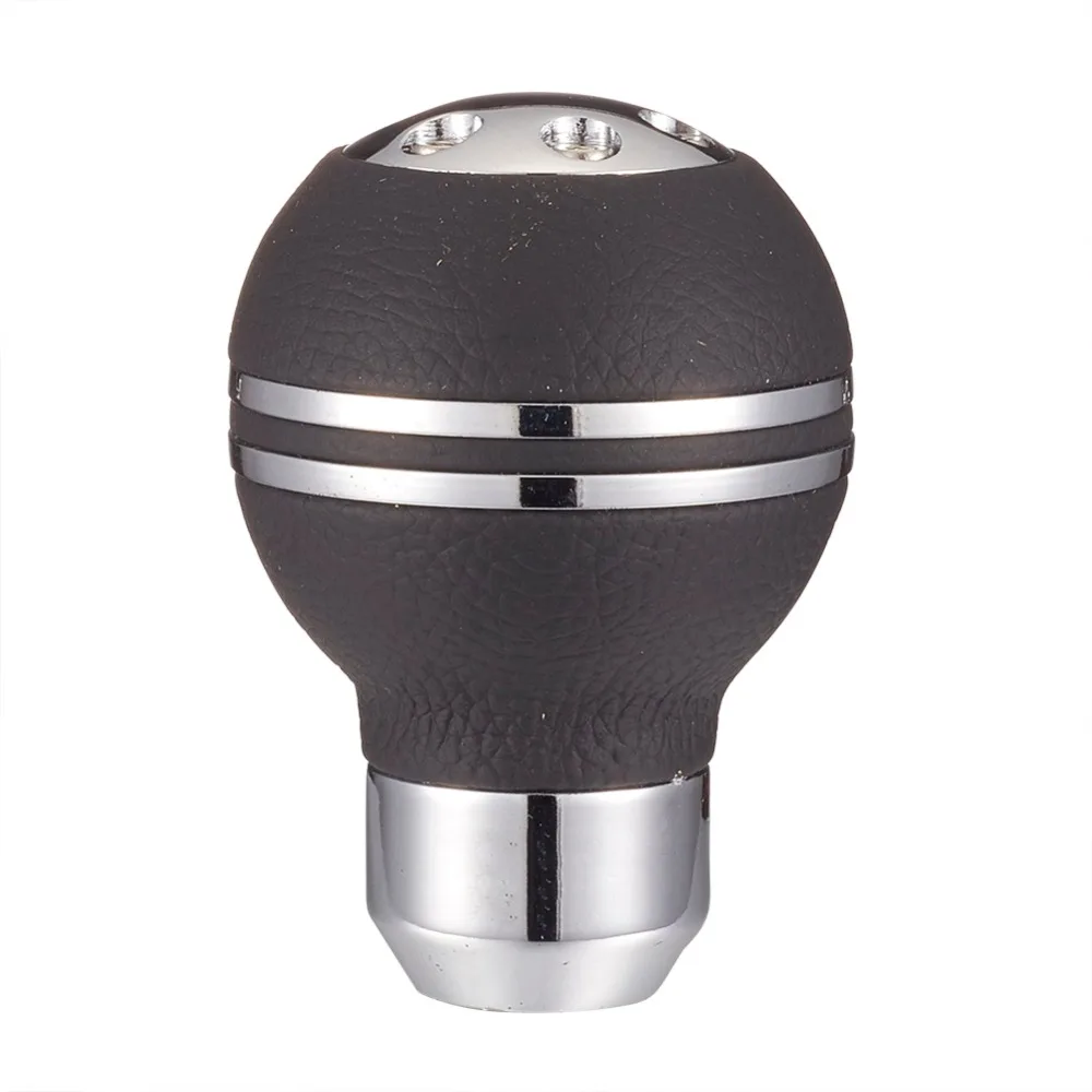 Gear Head Ball Shape Car Gear Shift Knob Metal And PU Leather Gear