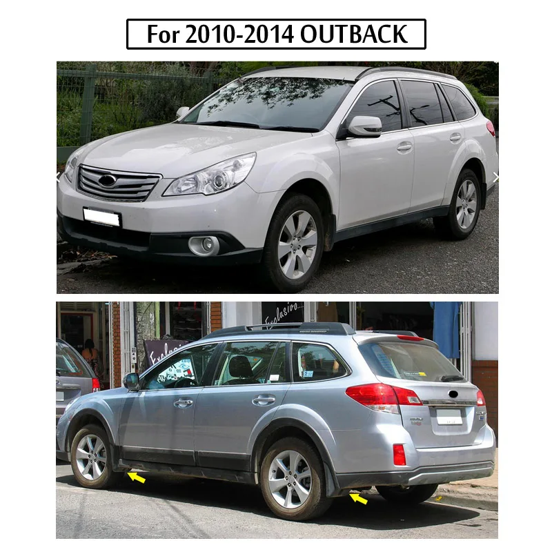 Аксессуары 4 шт./компл. подходит для Subaru Outback 2010 2011 2012 2013 брызговик закрылки брызговик крыло