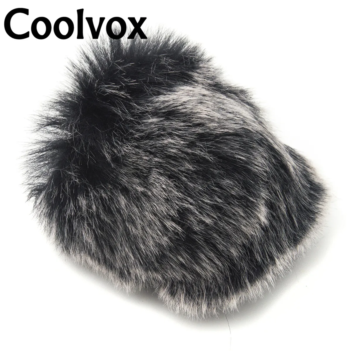 Coolvox общий нормальный микрофон Меховой чехол Ветрозащитный свитер с поролоновой крышкой для круглой головы для шаровой формы караоке микрофон