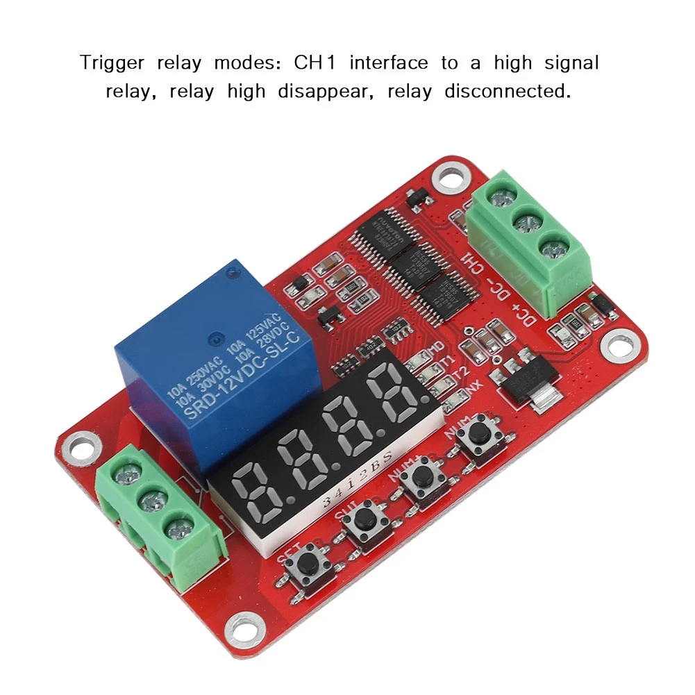 Многофункциональный FRM01 12 В релейный модуль бесконечная петля синхронизации 1 канал самоблокирующийся релейный цикл таймер модуль Автоматизация Задержка петля