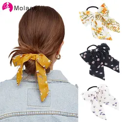 Molans 2019 японский стиль головные ленты с принтами Mori женский большой узел-бабочка веревка для волос Мути-цвета резинки аксессуары для волос
