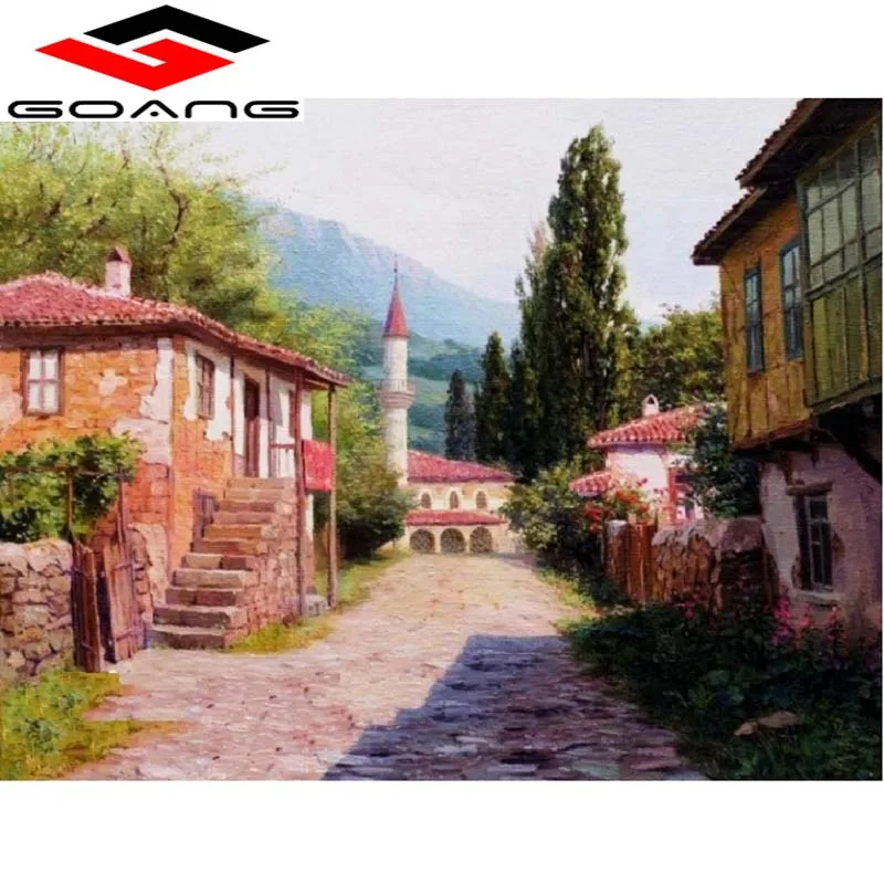 

5d DIY Diamond Painting Cross Stitch Needlework rhinestone Mosaic Diamond Embroidery scenery home decor