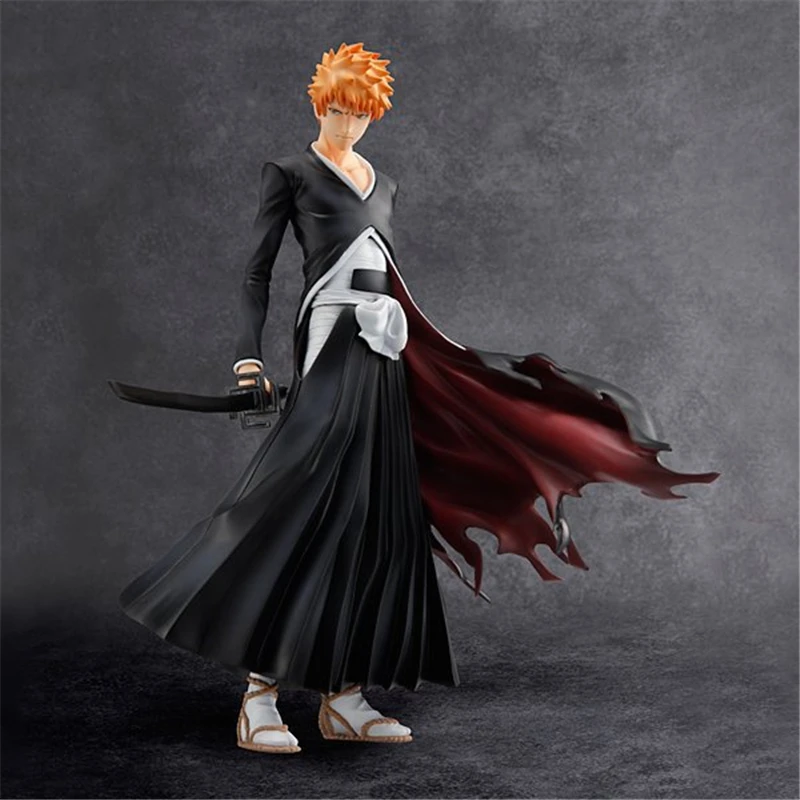 Anime Bleach Kurosaki Ichigo Pvc Action Figure Collectible Model Toys