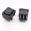 KCD5 21X24mm 21*24mm 6 Pin 3 Position 6A/12A 250VAC ON-OFF-ON SPDT Snap in Black Rocker Switch ► Photo 2/3