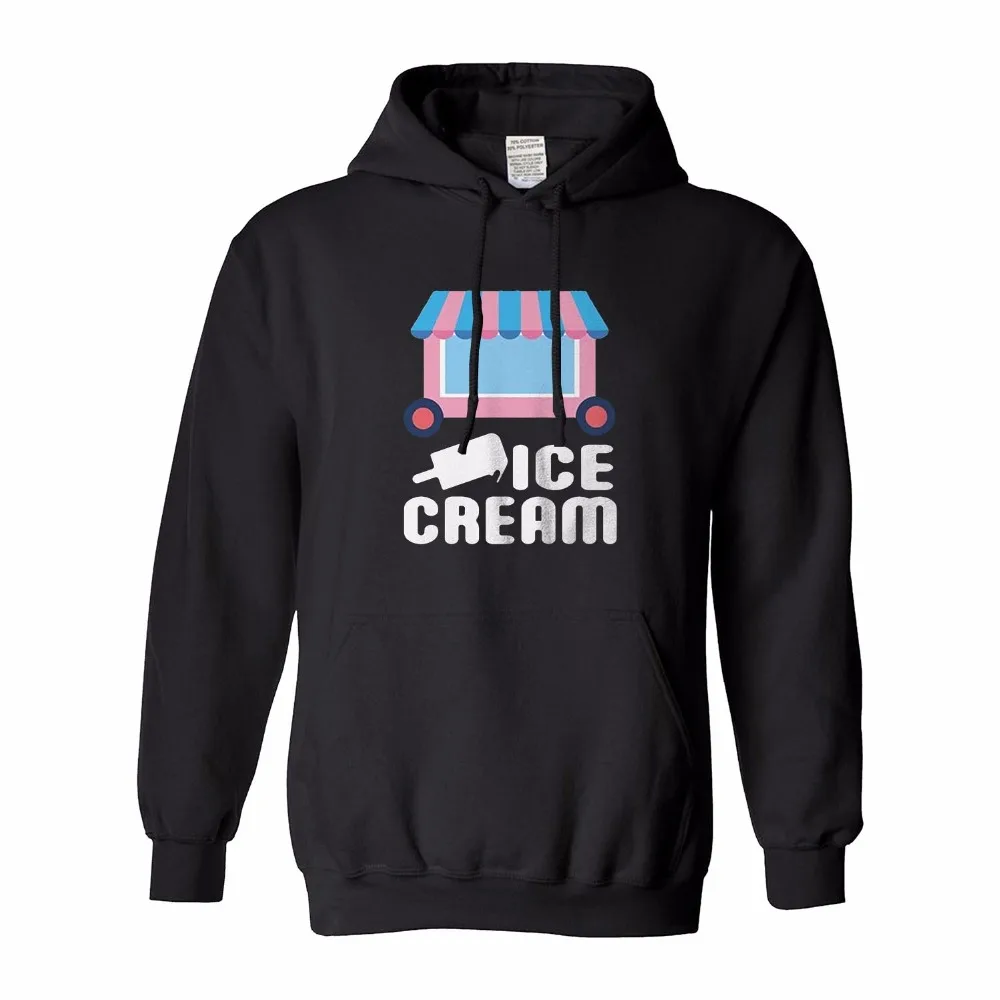 Men's Life Is Great Ice Cream Truck Life Gildan Pullover Sweatshirt men