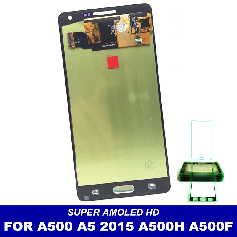 

LCDs For Samsung Galaxy A5 2015 A500 A500H A500F A500M LCD Display Touch Digitizer Screen Assembly Sticker