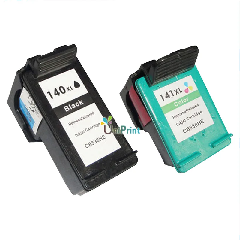 UP 2pk ink cartridge compatible for HP 140 XL Black & Color Ink Cartridge CB336HE CB338HE D4260