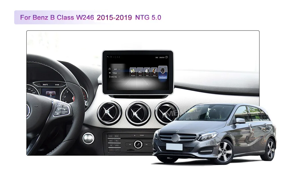Mekede " android 7,1 автомобильный Радио gps dvd для Benz B класс W246 2013 с 4G LTE wifi BT carplay