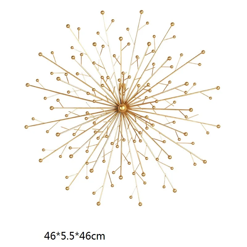 Gypsophila Наклейка 3d цветок настенный декор искусство 1 шт. гостиная диван ТВ фон настенные украшения Спальня Столовая инструмент R638 - Цвет: Светло-желтый