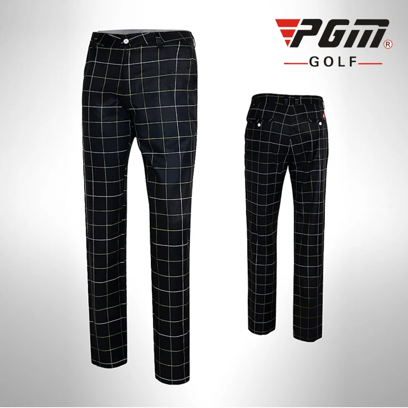 PGM Colorful Golf Pants For Men Plaid Men's Sports Pants 2017 Summer
